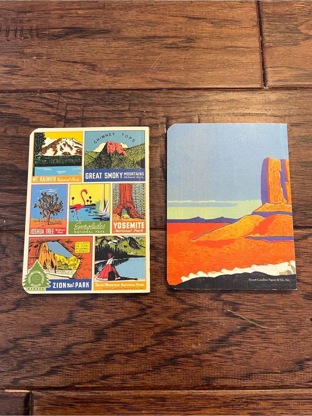 Pocket Notebook Set - National Parks Vintage Artwork